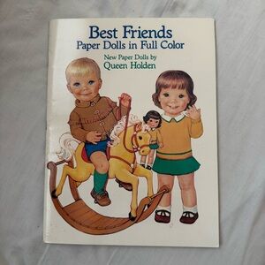 Vintage Best Friends Paper Dolls by Queen Holden (1985)